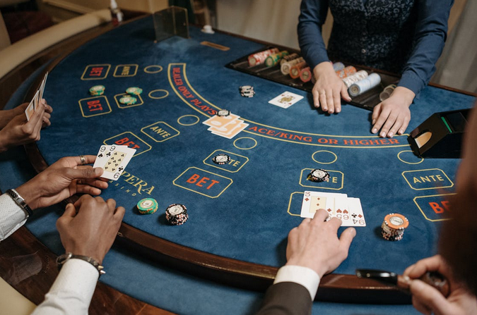 baccarat table